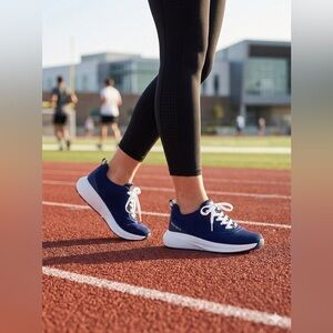 SIZE 6 Easy Spirit® NEW Denise Austin Baila Sneakers in Navy Blue